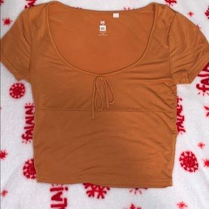 Orange/ brown crop